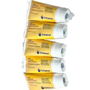 5 Coloplast Triad Hydrophilic Wound Dressing Paste 2.5 oz EXP 02/2026 Lot of 5